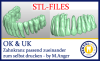 Product image 1 of the product “STL-FILES  - upper jaw & lower jaw teeth row matching each other to print by yourself. ”