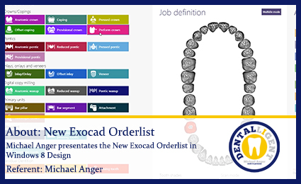 Artikelbild 1 des Artikels “About: The NEW Exocad Orderlist in Windows-8-Design “